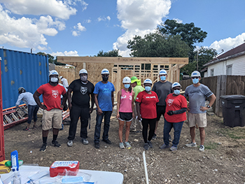 Bell & Corporate Employees Volunteer with Trinity Habitat for Humanity